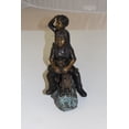 thumbnail image 4 of Nifao Two kids with dog on log Bronze Statue – Home Decor Sculpture, 12"L x 5"W x 8.5"H, 4 of 13