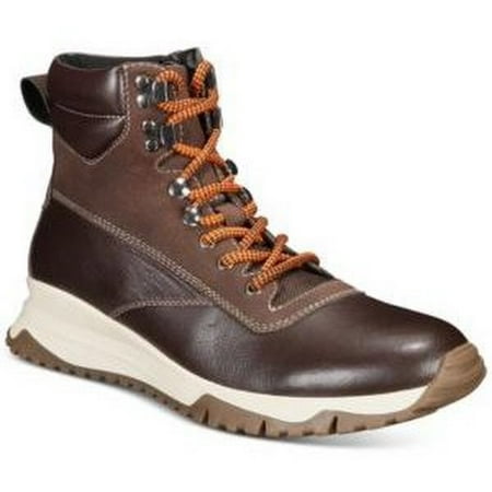 Image of Alfani Mens Reggie Leather Alpine Boot Title: 7M/Tan