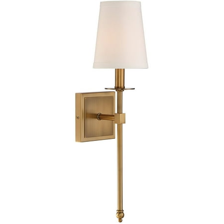 

Wall Sconces 1 Light With Warm Brass Finish Candelabra Base Bulbs 5 inch 60 Watts