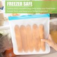 thumbnail image 5 of Reusable Storage Bags - 10 Pack Leakproof Freezer Bags(2 Reusable Gallon Bags + 4 BPA FREE Reusable Sandwich Bags + 4 Reusable Snack Bags) Lunch Bag for Food Marinate Storage Home Organization, 5 of 6