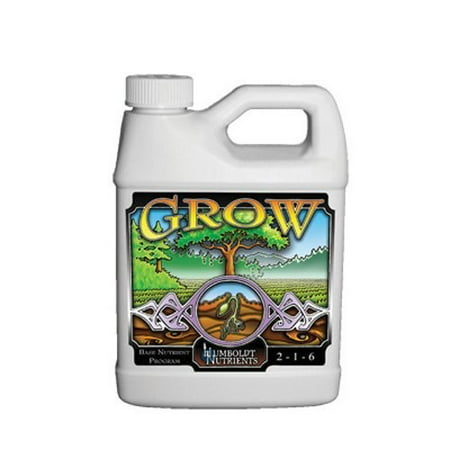 1 qt. - Grow - Vegetative Stimulator - Hydroponic Nutrient Solution - 2-1-6 NPK Ratio - Humboldt Nutrients (Best Npk Ratio For Tomatoes)