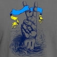 thumbnail image 3 of CafePress - Pro Ukraine Support Ukrainian Flag Peace S T Shirt - Mens Comfort Colors Shirt, 3 of 5