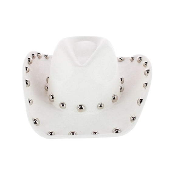 CTM  Western Ball Studded Trim Cowboy Hat (Women)