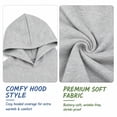 thumbnail image 4 of Lsupdaol Two Person Couples Hoodie Matching Sweatshirts Christmas Gift Grey, 4 of 6