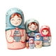 thumbnail image 3 of 6 piezas de muñecas rusas Matryoshka de madera, muñecas anidadas, juguetes coleccionables hechos a mano, arte popular decorativo, adecuado para regalar, decoración del hogar, Estilo B, 3 of 9