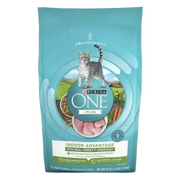 Purina ONE Natural, Low Fat, Weight Control, Indoor Dry Cat Food, +Plus