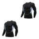 thumbnail image 1 of Jumpingount Ropa interior térmica para hombre, medias elásticas deportivas de secado rápido, camisetas de manga larga para esquiar y correr, Estilo de malla, XXXL 2piezas, 1 of 6