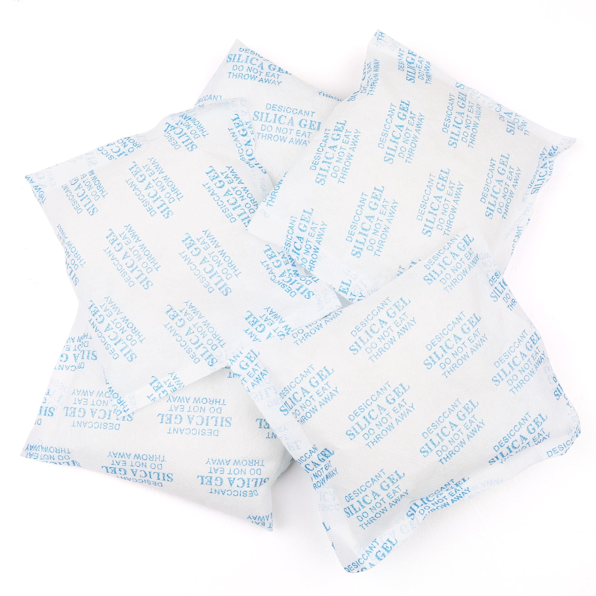 Silica Gel Desiccant Packets, 120 Gram, Pack of 6, Safe Odorless Non