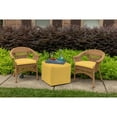 thumbnail image 2 of Casual Cushion Solid Sunbrella® Fabric 1-Piece Indoor/Outdoor Wicker Seat Pad, 18"W x 18"L, Spectrum Daffodil, 2 of 5