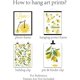 thumbnail image 4 of Juego de 4 pósteres con impresión en lienzo de arte de pared de fruta de limón para decoración del hogar, arte de pared, obra de arte moderna, amor de verano, 4 of 7