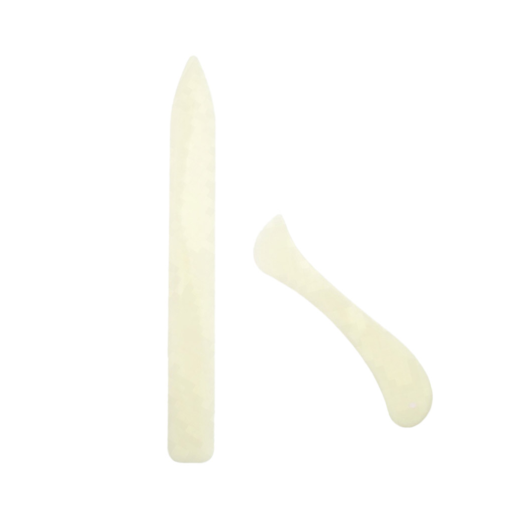 2PCS 2 Size Bone Folder Paper Creaser Tool Scoring Folding Creasing Edges Set
