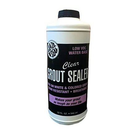 Glaze 'N Seal 412 Clear Grout Sealer Quart, 32 oz. Plastic Bottle Pack of (Best Way To Seal Grout)