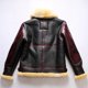 thumbnail image 4 of Traje de vuelo de la Fuerza Aérea B3 One para hombre, chaqueta de piel de oveja de invierno con cuello de pelo cálido, de piel auténtica vintage, 4 of 4