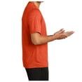 thumbnail image 3 of Mens Polyester Heather Contender Tee Deep Orange Heather Small, 3 of 6