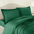 thumbnail image 3 of 4 Pc Cotton Sheet Set - Egyptian Cotton Sheet Set - Cotton Flat Sheet - Cotton Fitted Sheet - Cotton Pillowcase - Ultra Soft Luxurious Bedding Set -(Green/Cal Queen), 3 of 6