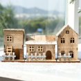 thumbnail image 4 of Decoración navideña de madera para casa pequeña, casa de madera nórdica ins, decoración navideña para árbol de Navidad, 4 of 4