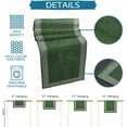 thumbnail image 7 of Green Retro Greek Key Table Runners 120 Inches Long, Cotton Linen Fabric Table Runner Geometric Greece Ancient Meander Fret Tablerunner for Party/Kitchen/Dinner Decor 13x120, 7 of 7