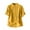 Yellow, variant on ZyeKqe Cotton Linen Tops for Women Short Sleeve Shirts Solid Color Blouses Tops Summer Clothes