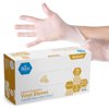 MEDPRIDE Disposable Vinyl Clear Examination Gloves, Latex & Powder Free, Medium, 100-Count – Durable Cleaning Gloves