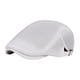 thumbnail image 5 of Gorra plana de malla jinwen para hombre, sombrero de pintor, sombrero deportivo, ajustable, blanco, 5 of 8
