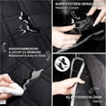thumbnail image 2 of Protector universal para maletero de coche para perros, 2 bolsillos grandes, impermeable y antideslizante, funda para maletero compatible con la mayoría de coches, 185 x 103 cm, negro., 2 of 4