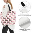 thumbnail image 4 of Bingfone Canvas Tote Bag For Women With Inner Pocket Aesthetic Cute Shopping Tote Bags Reusable Grocery Bags-Mothers Day, 4 of 9
