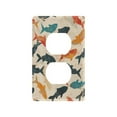 thumbnail image 3 of Switch Panel Switch Decoration 2.76x4.53x0.28 Inches Toggle Switch Switch Plate Wall Plates Living Room Kitchen Bedroom Study Switches Colorful Goldfish, 3 of 8