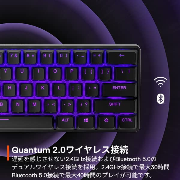 Steelseries Gaming Keyboard Mini Size Apex Pro Mini Wireless JP
