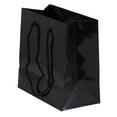 thumbnail image 3 of JAM Paper Small Glossy Black Gift Bags, 6 1/2 x 6 1/2 x 3 1/2, 6/Pack, 3 of 3