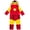 Iron Man Red, variant on Avengers Toddler Boy or Girl Cosplay Hooded One Piece Thor Grey