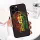 thumbnail image 5 of Funda de teléfono Bob Marley Rasta Lion para iPhone 13 14 15 11 12 Mini Pro Max Carcasa transparente, 5 of 5