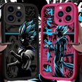 thumbnail image 2 of Funda de teléfono de Anime Cool Man DBZ, carcasa de silicona mate suave a prueba de golpes para iPhone 11, 12, 13, 14, 15 Pro Max, XS, X, XR, 8, 7, 6S Plus, SE 2020, 2 of 5
