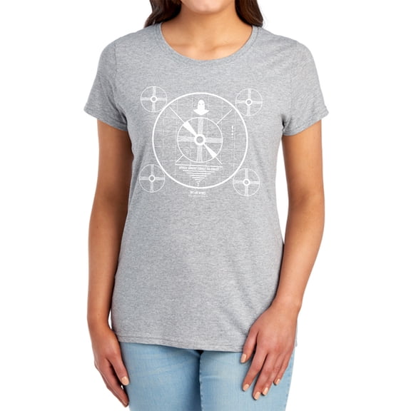 Space Ghost Coast to Coast Women's T Shirt, Athletic Heather, Small