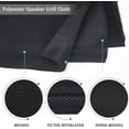 55x39 Inch Black Speaker Grill Cloth Speaker Fabric Cloth Stereo Grill