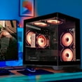 thumbnail image 5 of Hoengager King Gaming PC AMD Ryzen 5 5500 6-Core 3.6 GHzRadeon RX 9060 XT 8G 32GB DDR4 RAM 1TB PCIe and 2TB SATA SSD RGB FAN Windows 11 Prebuilt PC, 5 of 10