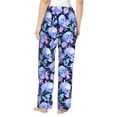 thumbnail image 2 of Bingfone Pajamas for Women,flower Skull star Pajama Pants with Pockets-XX-Large, 2 of 7