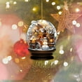 thumbnail image 5 of Christmas Snowman Globe Ornament Hanging Christmas Hanging Unique Style Snow Decoration Unique Design Christmas Style Hanging Hangs Easy To Use, 5 of 5