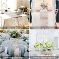 thumbnail image 6 of NWOKYZGH Metallic Table Runner Mesh Table Runners 11 x 108 Inch Desk Centerpieces for Party Bridal Party Wedding Xmas Decorations Thin Bridal Shower, 6 of 8