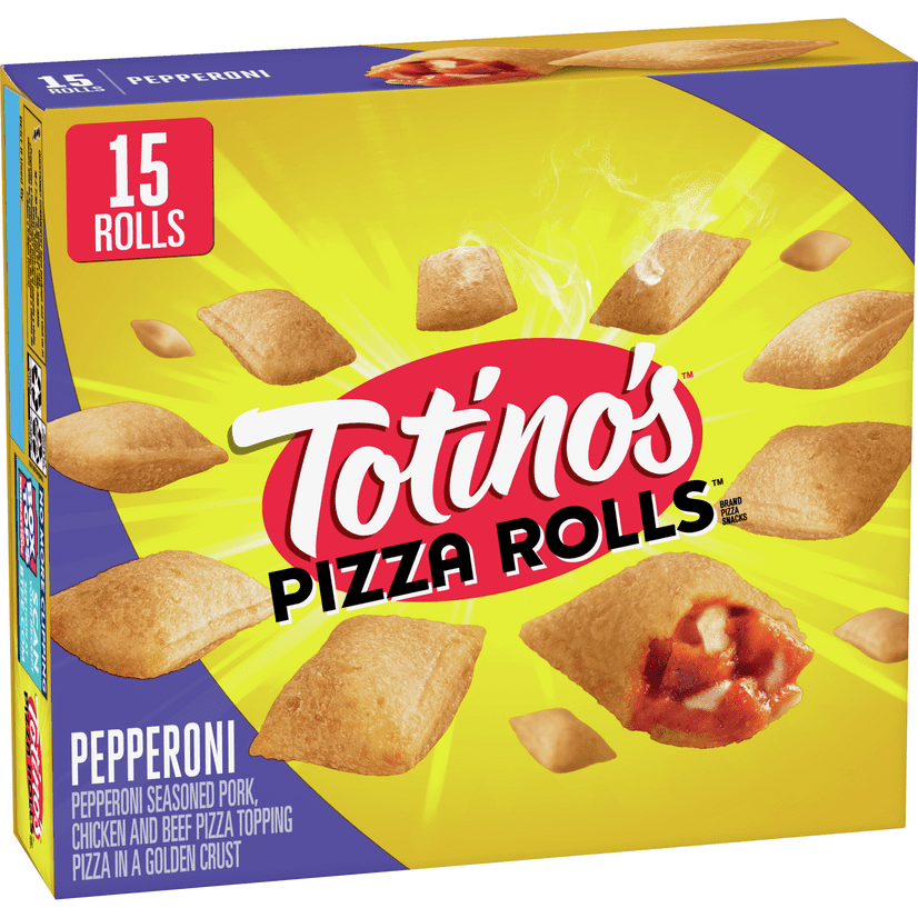 Totino's Pizza Rolls, Pepperoni, 15 ct, 7.5 oz. Bag (frozen) - Walmart