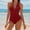 Red, variant on Clearance!NMMUED Push Up Swimsuits for Women, Shapewear Swimsuits for Women, Halter Swimsuits for Women, Ruched Swimsuits for Women, Slimming Swimsuits for Women, Black L