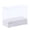 White Rectangle, variant on UDIYO 7/10 Holes Nail Drill Bit Box Holder Sanding Head Display Stand Storage Rack