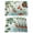Green, variant on Japanese Carp Fish Placemats Set of 4, Oriental Art Rustic Leaves Vines Koi Fish Placemats for Dining Table, Place Mats for Kitchen Tabletop, Waterproof Wipeable Dining Table Mats Set