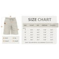 thumbnail image 3 of GIRUNS Men's Shorts Summer Beach Casual Elastic Waist Drawstring Shorts Grey S, 3 of 7