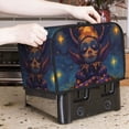 thumbnail image 7 of Uemuo Dreamy Jester Under Stars Print Toaster Cover 2 Slice, Small Kitchen Appliance Covers, Toaster Oven Cover with Loop, Bread Machine Cover Dust Cover Protection, 7 of 7
