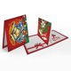 thumbnail image 3 of Tarjetas de felicitación navideñas, 8 paquetes de pintura de diamantes 5D Tarjeta de felicitación navideña para Navidad (C) - Campanas navideñas, renos, muñecos de nieve, tarjetas y sobres de Papá Noel JM, 3 of 5