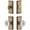 Vintage Brass, variant on Grandeur 826682 Carre Solid Brass Single Cylinder Keyed Entry Knobset And Deadbolt Combo