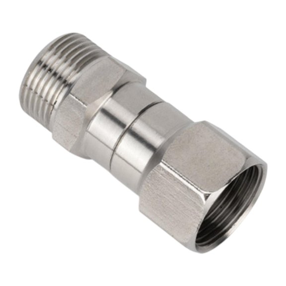 Accesorios giratorios para hidrolavadora M22 de acero inoxidable de 3/8" macho a hembra flexible M22 14 mm