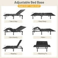 thumbnail image 6 of Costway Queen Electric Adjustable Bed Base LED Lights Dual USB Easy Assembly, 6 of 10