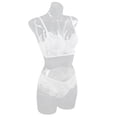 thumbnail image 4 of Sujetador Con Aros Sin Forro, Conjunto De Ropa Interior De Encaje, Conjunto De Sujetador De Encaje, Ropa Interior, Correa Ajustable Floral, Cuello En V, Sujetador Transparente, ANGGREK Otros, 4 of 8