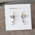 thumbnail image 3 of Hotpom Exquisite Tree Branch Bird Pendant Earrings, Fashion Pastoral Style for Daily Wear Jewelry Accessory Playful Casual Bird-Themed Earrings, 3 of 6